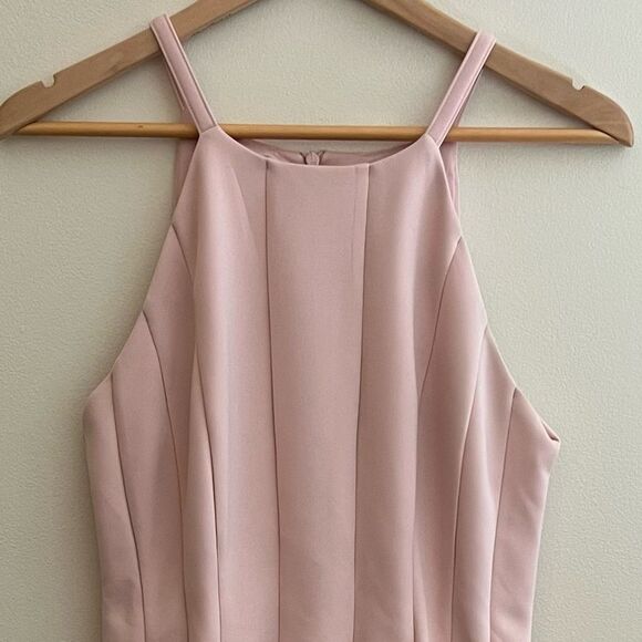 VINCE CAMUTO Size 14P Laser Detail Light Pink Dress has pockets! - Picture 12 of 16